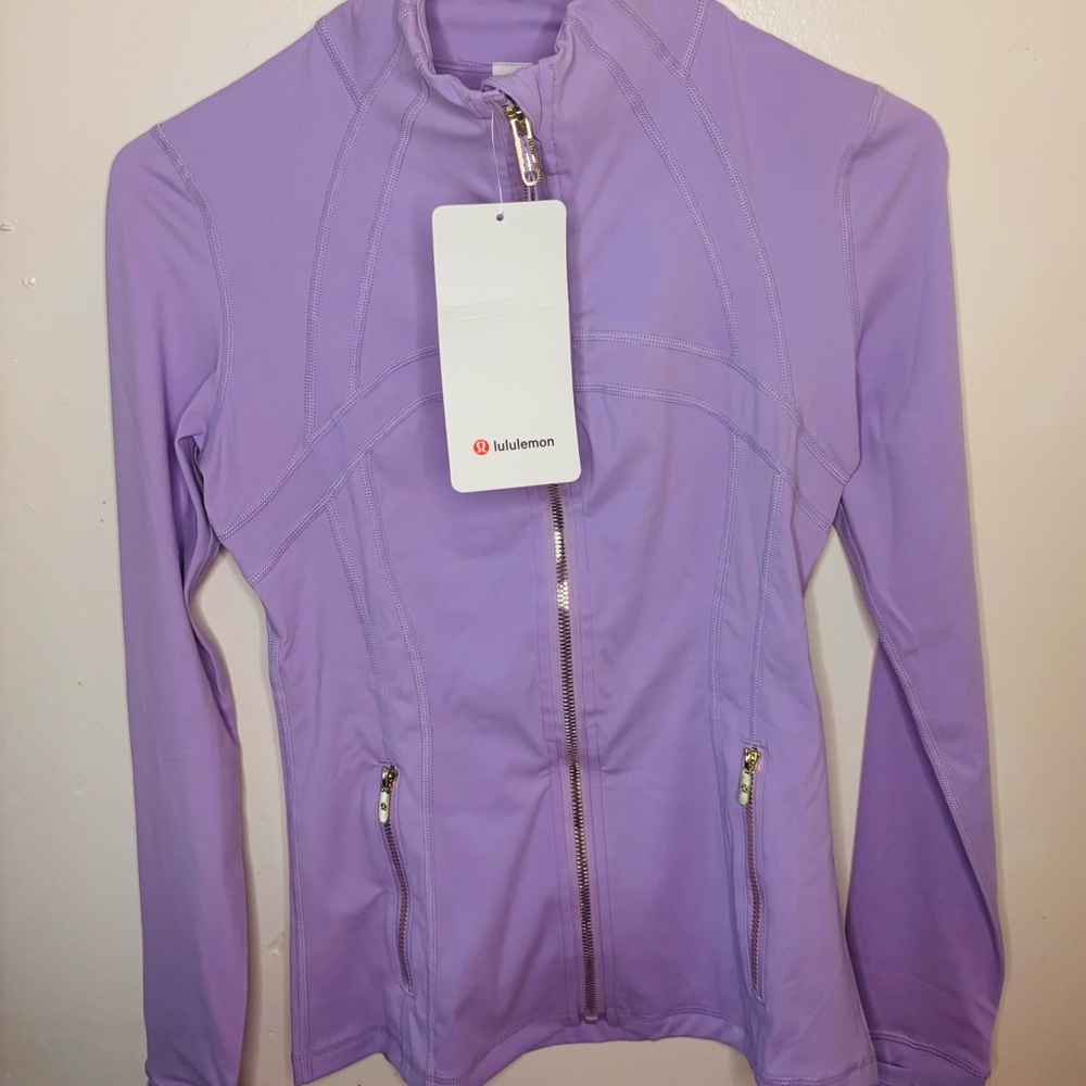 lululemon athletica Lavender Zip-Up Bomber Jacket